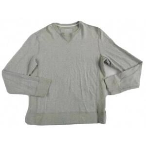 Express Men's Crew Neck Heather Gray Sweater Sweatshirt - L